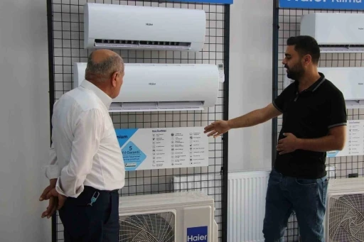 Van&rsquo;da kavurucu sıcaklar klima satışlarını artırdı
