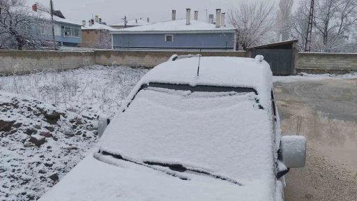 Van&rsquo;da nisan ayında her yer beyaza b&uuml;r&uuml;nd&uuml;
