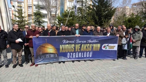 Van&rsquo;da "D&uuml;nya Kud&uuml;s G&uuml;n&uuml;" a&ccedil;ıklaması
