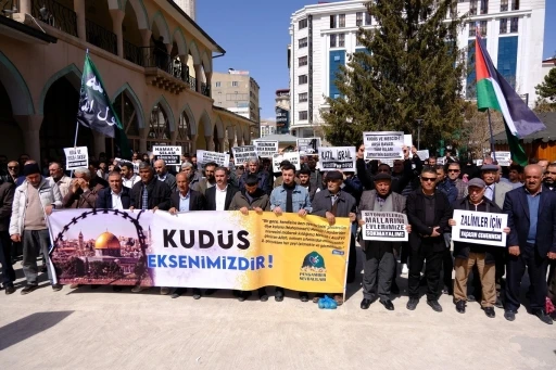 Van’da &quot;Dünya Kudüs Günü&quot;nde basın açıklaması düzenlendi
