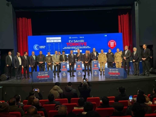 Van&rsquo;da y&uuml;zyılın konut projesinin kura &ccedil;ekimleri yapıldı
