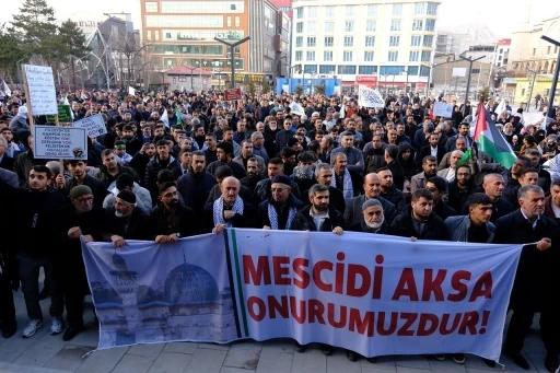 Van&rsquo;daki STK&rsquo;lardan İsrail&rsquo;e karşı ortak tepki
