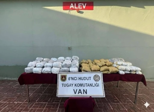 Van sınır hattında 109 kilogram uyuşturucu ele geçirildi
