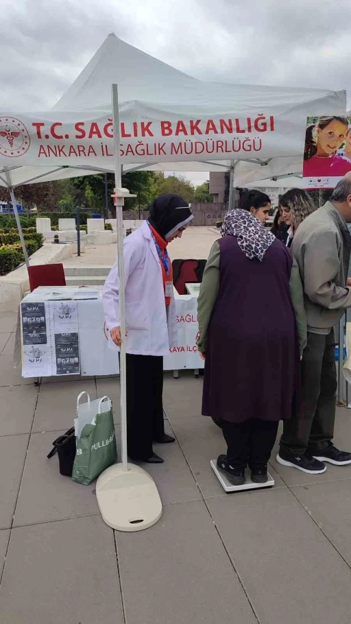 Vücut kitle indeksi ölçümü uygulaması Ankara’da da başladı
