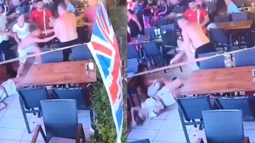 YABANCI UYRUKLU TURİSTTEN AİLESİNE ŞİDDET