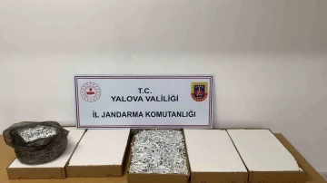 Yalova’da 35 bin adet dolu makaron ele geçirildi
