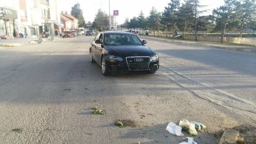 Yalvaç’ta otomobil ile motosiklet çarpıştı: 1 yaralı
