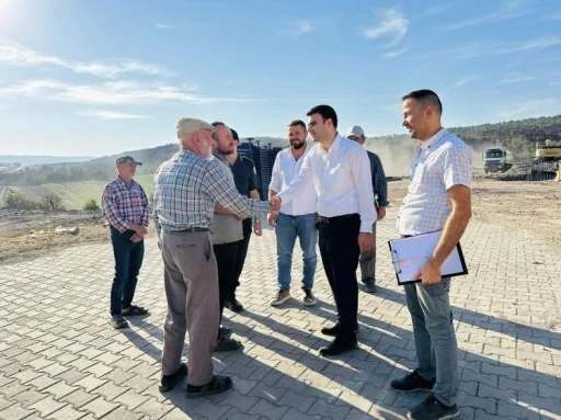 Yangın bölgesinde çalışmalar devam ediyor
