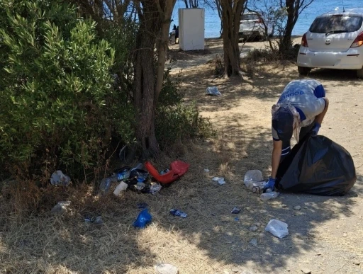 Yangına karşı mücadele sürüyor
