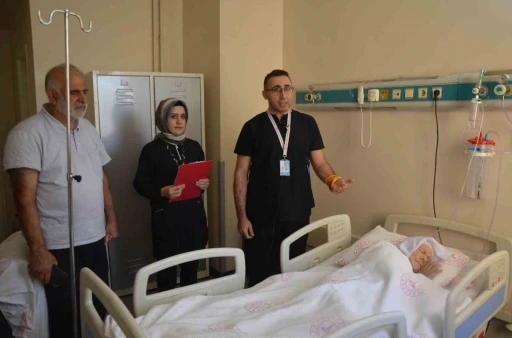 Yaşlı hasta 15 dakikalık müdahale ile sağlığına kavuştu
