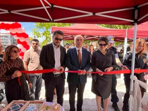 Yatağan&rsquo;da kursiyerler el emeği &uuml;r&uuml;nlerini sergilediler
