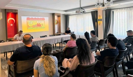 Yatağan Orman İşletme personeline iş sağlığı ve g&uuml;venliği eğitimi
