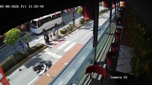 Yaya ge&ccedil;idinde devrilerek s&uuml;r&uuml;klendi

