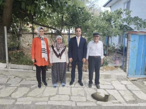 Yeni kaymakamdan ilk ziyaret gazilere
