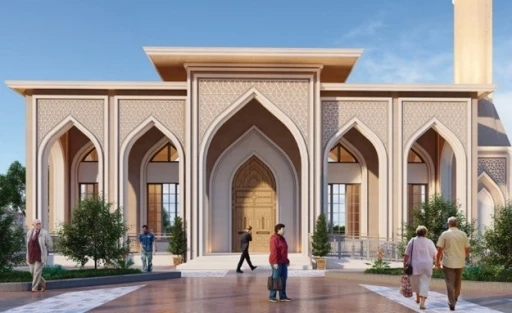 Yeni Merkez Caminin temel çalışmaları başladı
