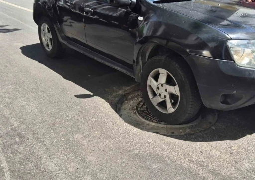Yeni yol adeta tuzağa dönüştü: Rögar kapakları sürücülere kabus yaşatıyor
