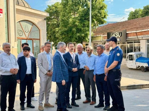 Yenice&rsquo;de bayramlaşmaya Anayasa Mahkemesi &Uuml;yesi İnce katıldı
