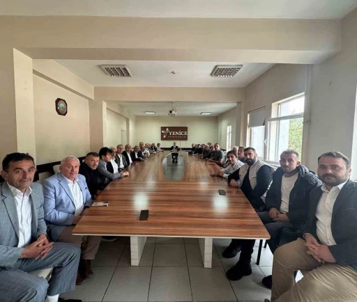 Yenice Muhtarlar Derneği&rsquo;nden Kaymakam&rsquo;a destek a&ccedil;ıklaması
