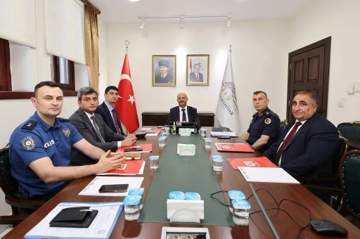 Yenilenecek muhtarlık seçimleri için koordinasyon toplantısı yapıldı
