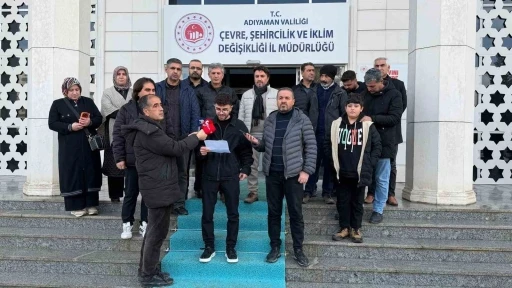 Yerinde d&ouml;n&uuml;ş&uuml;m mağdurları yetkililere &ccedil;ağrıda bulundu
