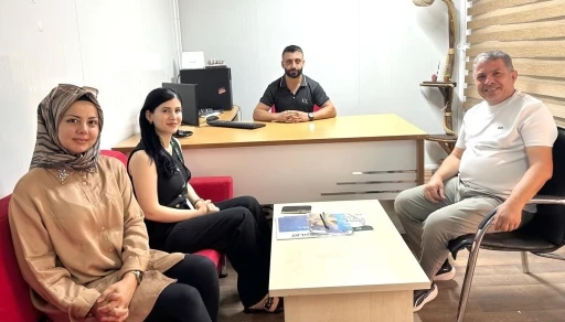 Yeşilay’dan İHA Adıyaman Bürosu’na ziyaret
