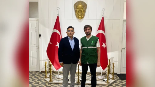Yeşilay&rsquo;dan Kaymakam Kaya&rsquo;ya teşekk&uuml;r ziyareti