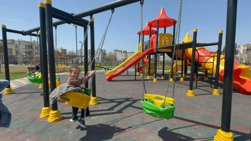 Yeşilyurt Mahallesi&rsquo;ndeki yeni park tamamlandı
