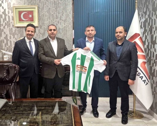 Yeşilyurtspor&rsquo;dan g&ouml;ğ&uuml;s sponsoruna ziyaret
