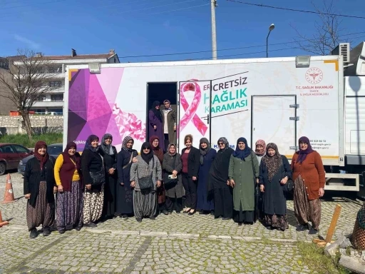 Yığılca&rsquo;da kanser taraması vatandaşın ayağına geldi
