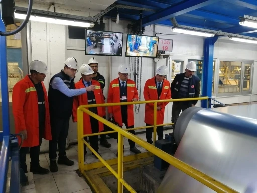 Yıldız Demir Çelik fabrikasına şok denetim
