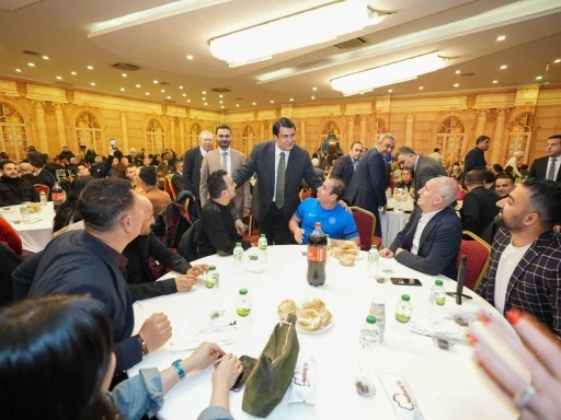 Yılmaz, amat&ouml;r sporcularla iftar sofrasında buluştu
