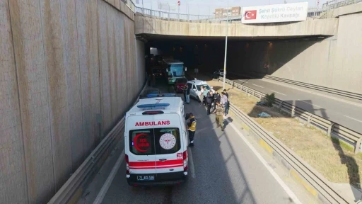 Yola dökülen yağ zincirleme kazaya sebep oldu: 4 yaralı
