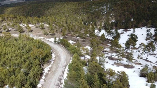 Yozgat&rsquo;ın y&uuml;kseklerinde kış ve bahar bir arada yaşanıyor
