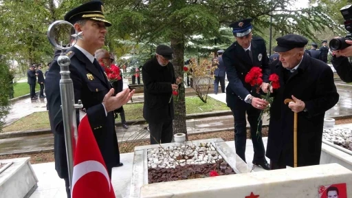 Yozgat Şehitliği&rsquo;nde T&uuml;rk Polis Teşkilatı kuruluş yıl d&ouml;n&uuml;m&uuml; duygusal anlarla kutlandı
