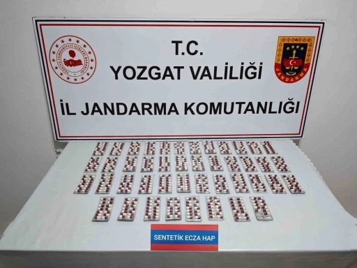 Yozgat&rsquo;ta 613 sentetik uyuşturucu hap ele ge&ccedil;irildi
