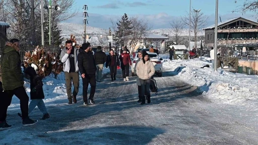 Yozgat&rsquo;ta kar sonrası vatandaşlar T&uuml;rkiye&rsquo;nin ilk milli parkına akın etti

