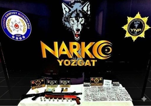Yozgat&rsquo;ta y&uuml;zlerce uyuşturucu hap ele ge&ccedil;irildi
