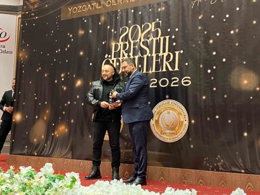 Yozgatlı Dernekler Federasyonu 2025 Prestij &Ouml;d&uuml;lleri sahiplerini buldu
