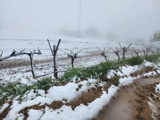 Y&uuml;ksek kesimlerde ani hava değişimi &uuml;reticiyi zorladı
