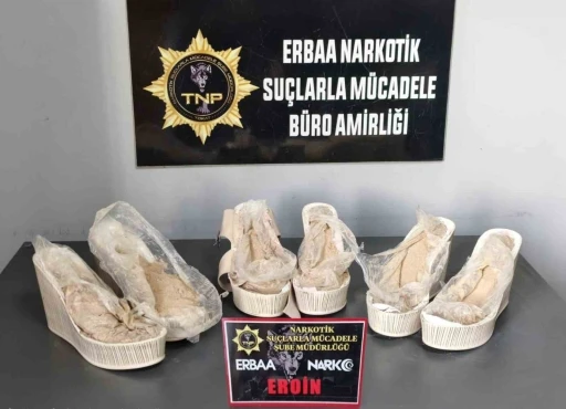 Y&uuml;ksek &ouml;k&ccedil;elerinden eroin &ccedil;ıktı
