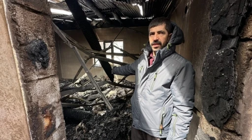 Y&uuml;ksekova&rsquo;da &ccedil;ıkan yangında bir ev kullanılamaz hale geldi
