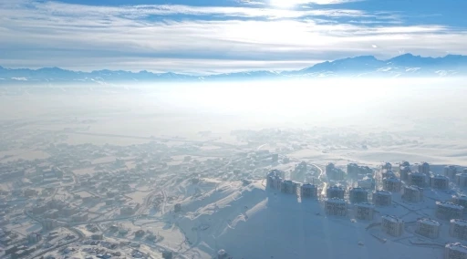 Y&uuml;ksekova&rsquo;da yoğun sis: Ankara-Y&uuml;ksekova u&ccedil;uşları iptal edildi
