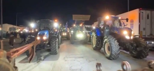 Yunanistan’daki çiftçi eylemi Türkiye sınırını kilitledi: Tırlara 24 saat yasak, küçük araçlara sınırlı geçiş
