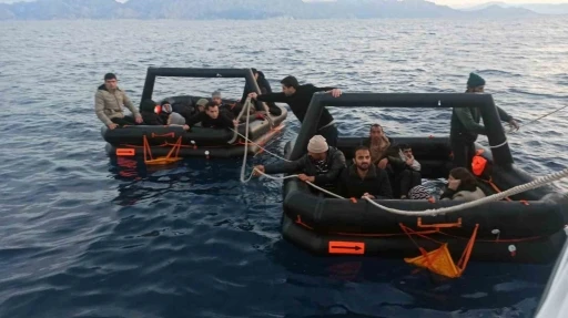 Marmaris Açıklarında 27 Düzensiz Göçmen Kurtarıldı