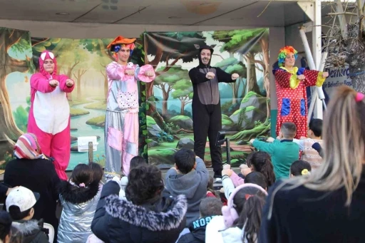 Y&uuml;reğir&rsquo;de ara tatil &ccedil;ocuk şenliğiyle renklendi
