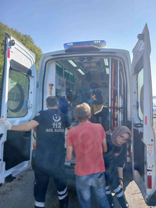 Yürüyüş yaparekn uçurumdan düşen kadın yaralandı
