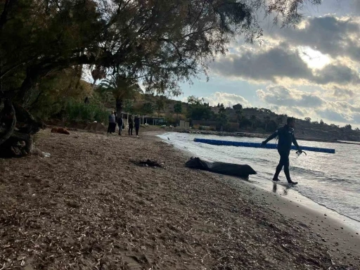 Yüzerek karaya çıkan 2 düzensiz göçmen kurtarıldı
