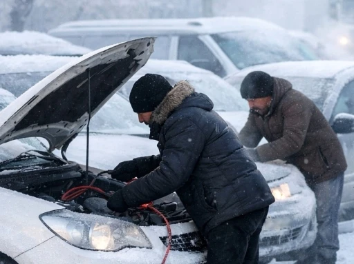 Zemheri Erzincan&rsquo;ı dondurdu: Ara&ccedil;lar sabah &ccedil;alışmadı
