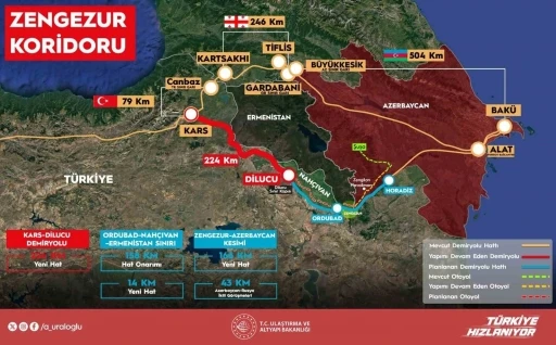 Zengezur Koridoru’nda tarihi adım
