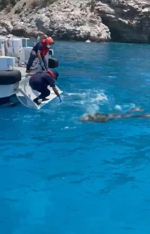 Zıpkınla balık avlamak için denize dalan şahsın cesedi bulundu
